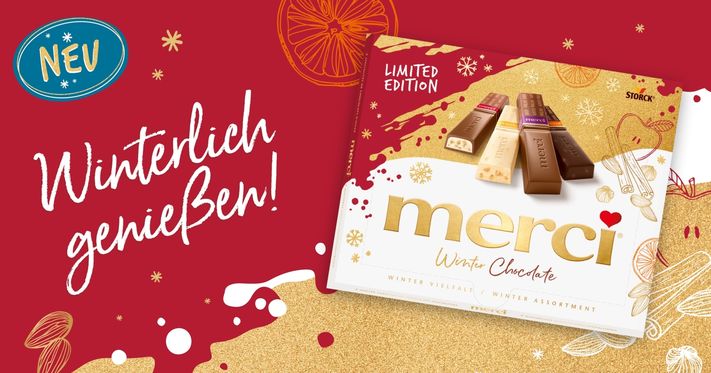 merci Winter Chocolate – das köstliche Dankeschön zum Jahresende!
