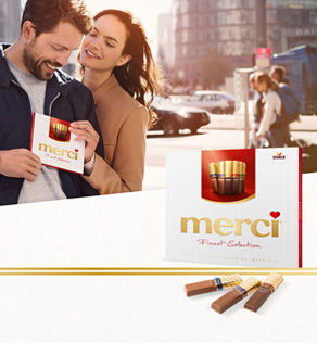 Danke heißt merci. Heute in über 100 Ländern der Welt.