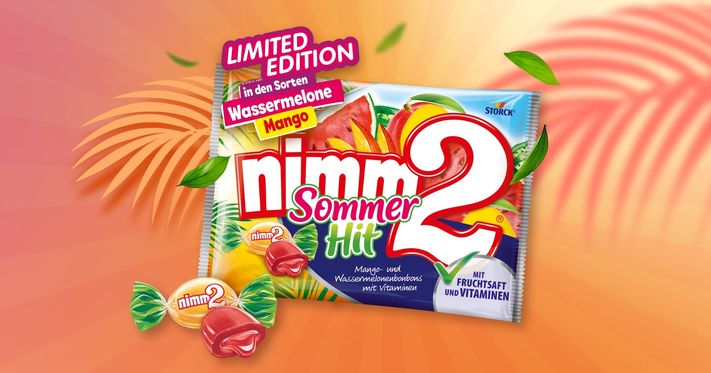 Fruchtig-neuer Bonbon-Genuss mit nimm2 Sommer Hit