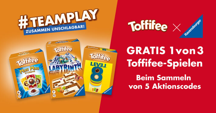 Toffifee und Ravensburger setzen auf echtes Teamplay